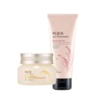 The Face Shop Rice Water Bright Cleanser & Rice Ceramide Moisture Cream Combo - Image 2
